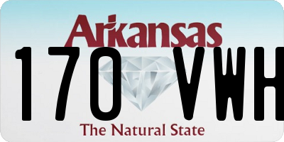 AR license plate 170VWH