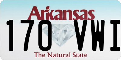 AR license plate 170VWI