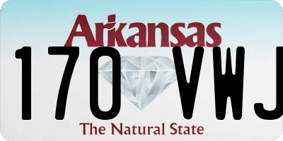 AR license plate 170VWJ