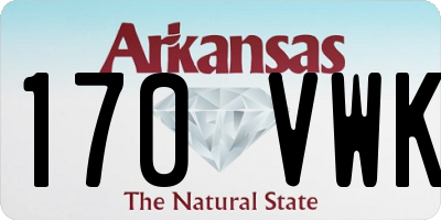 AR license plate 170VWK