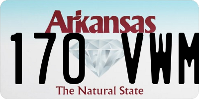 AR license plate 170VWM