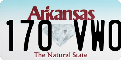 AR license plate 170VWO