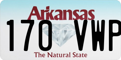 AR license plate 170VWP
