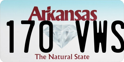 AR license plate 170VWS