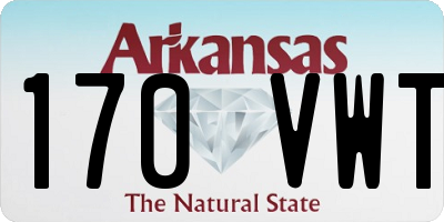 AR license plate 170VWT
