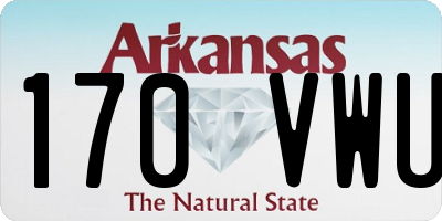 AR license plate 170VWU
