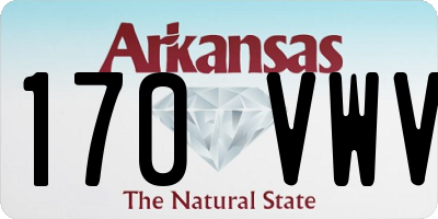 AR license plate 170VWV