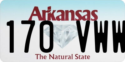AR license plate 170VWW