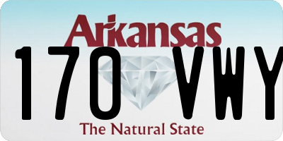 AR license plate 170VWY