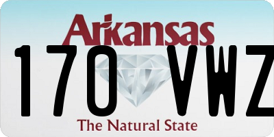 AR license plate 170VWZ