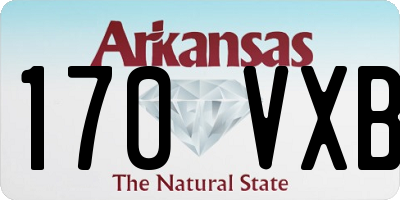 AR license plate 170VXB