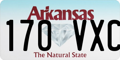 AR license plate 170VXC
