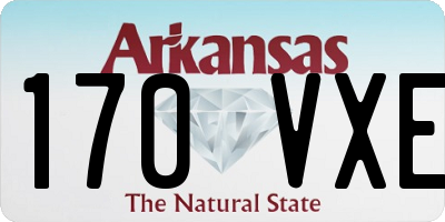 AR license plate 170VXE