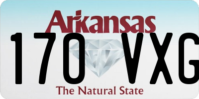 AR license plate 170VXG