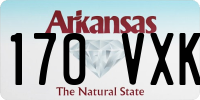 AR license plate 170VXK