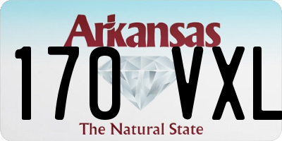 AR license plate 170VXL