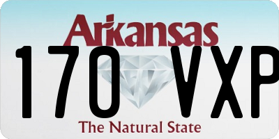AR license plate 170VXP