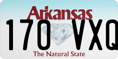AR license plate 170VXQ