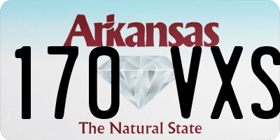 AR license plate 170VXS