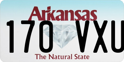 AR license plate 170VXU