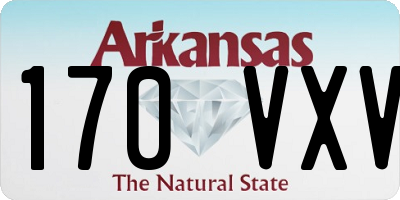 AR license plate 170VXV