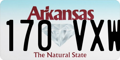 AR license plate 170VXW