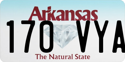 AR license plate 170VYA