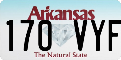 AR license plate 170VYF