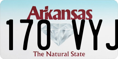 AR license plate 170VYJ