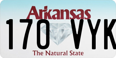 AR license plate 170VYK