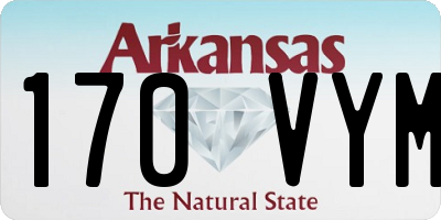 AR license plate 170VYM