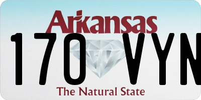 AR license plate 170VYN