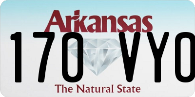 AR license plate 170VYO