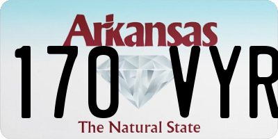 AR license plate 170VYR