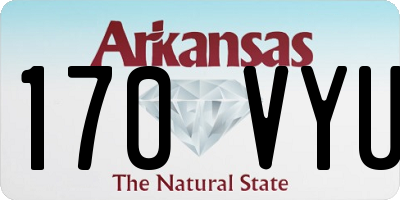 AR license plate 170VYU
