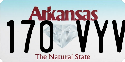AR license plate 170VYV