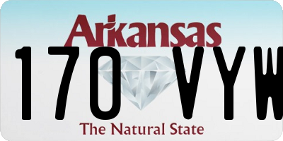 AR license plate 170VYW