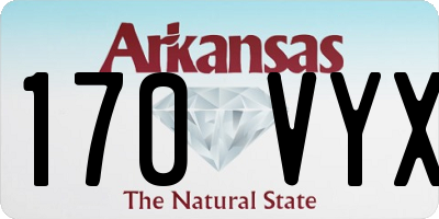 AR license plate 170VYX