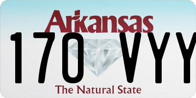 AR license plate 170VYY