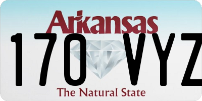 AR license plate 170VYZ