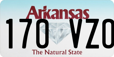 AR license plate 170VZO