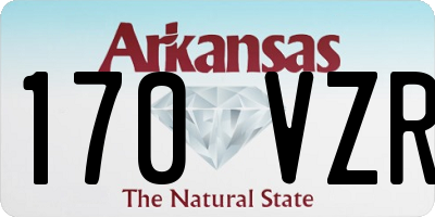 AR license plate 170VZR