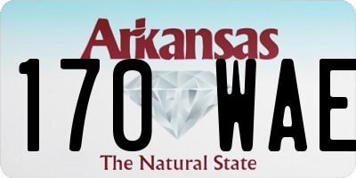 AR license plate 170WAE
