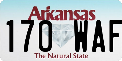 AR license plate 170WAF