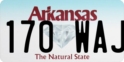 AR license plate 170WAJ