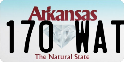 AR license plate 170WAT