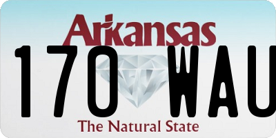 AR license plate 170WAU
