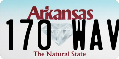 AR license plate 170WAV