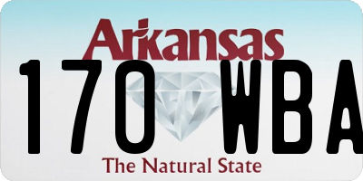 AR license plate 170WBA