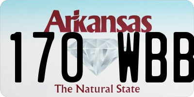 AR license plate 170WBB
